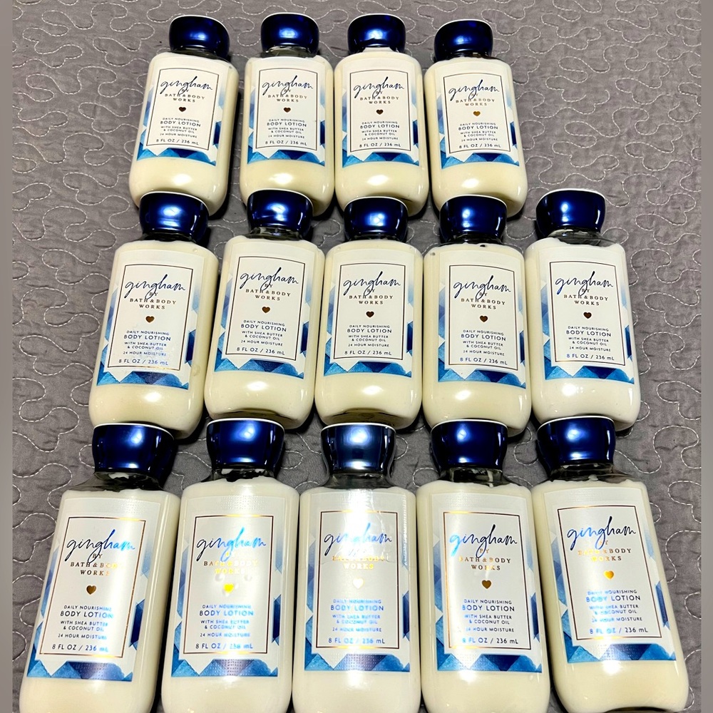 Gingham Body Lotion, two left!